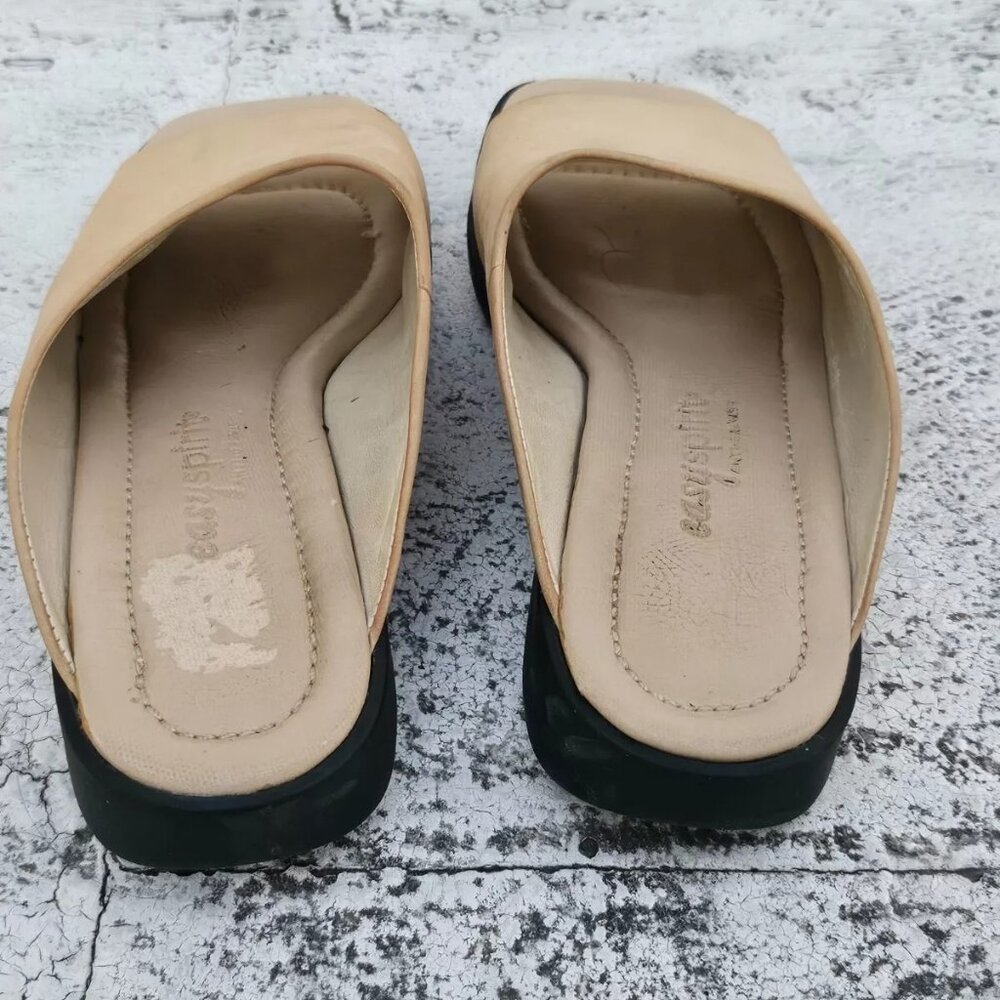 Easy Spirit Women Sandal Beige Leather Upper Slides Shoes Size 6 - Picture 6 of 9